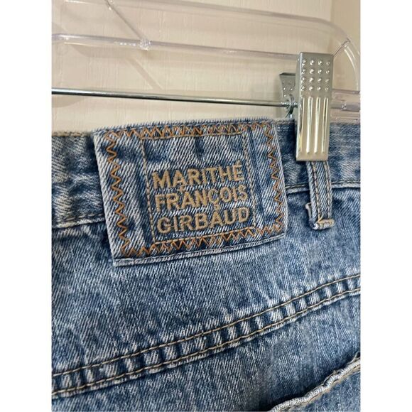 VTG Y2K Marithe Francois Girbaud Jeans Mens 36 Blue Denim Hip-Hop Streetwear - Picture 4 of 7